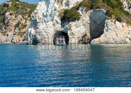 Visiting the Caves around the Zakynthos island