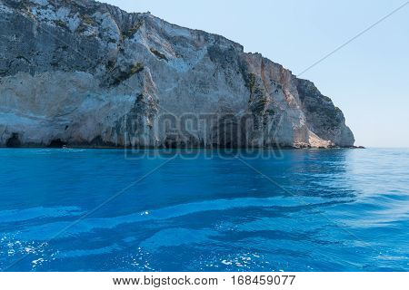 Traveling around the Zakynthos island from greece