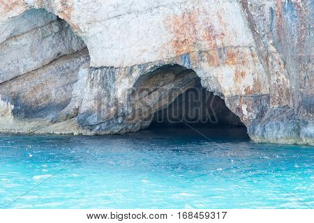 Amazing cave in Zakynthos island from Greece