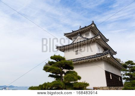 Japanese castle in Marugame