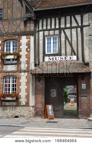 Neufchatel en Bray France - june 23 2016 : the Mathon Durand museum