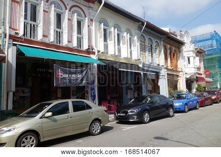 Amoy Street In Singapore