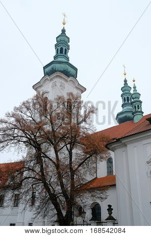 ?athedral in a center of Prague, Czechia