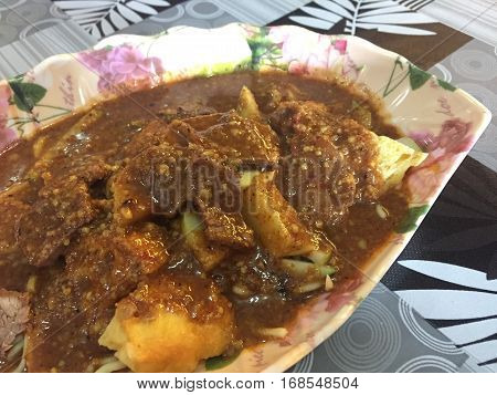 Gado-gado is one of the well-known traditional dishes from Indonesia.Gado-gado literally means 