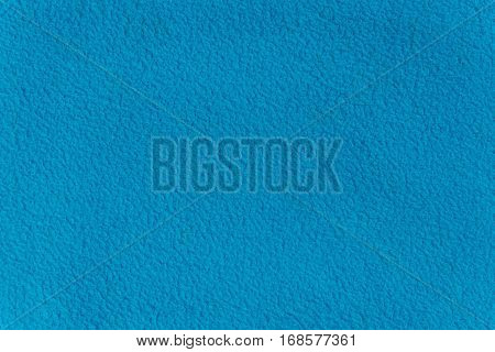 Close Up Blue Fleece Texture. Background