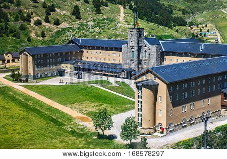Nuria Valley in a Catalonia Pyrenees - Spain