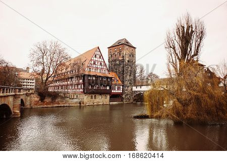 Beautiful views Henkerhaus (building of the executioner) and the bridge.