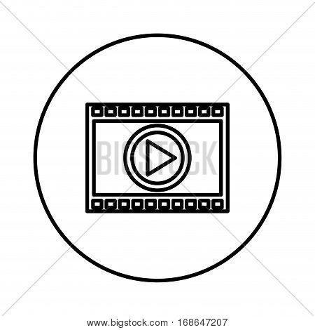 media player symbol isolated iconvector illustration design
