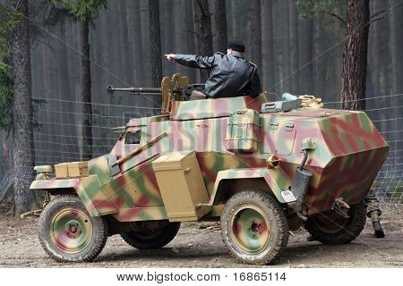 222 - sdkfz เยอรมันเกราะราคารถในสนามรบยุค WWII - ยุโรป