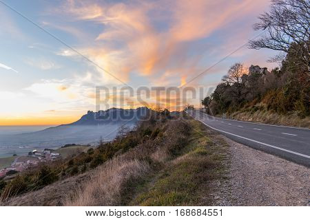 Amazing Sunset shot in Spain Lapoblacion Navara