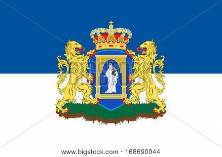 Flag of Assen is a municipality and a city in the northeastern Netherlands and is the capital of the province of Drenthe
