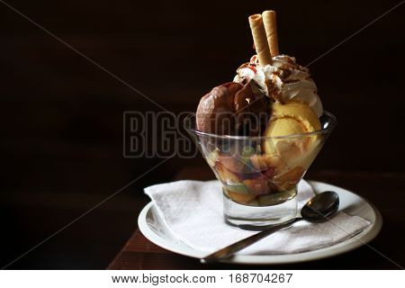 ice cream, gourmet foood 