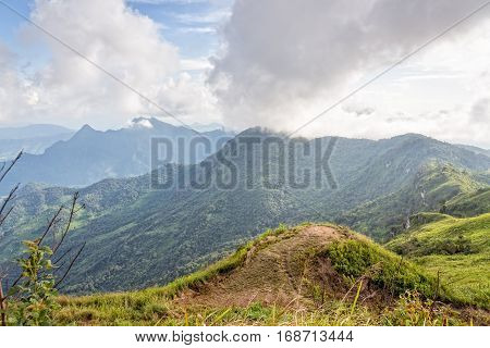 Landscape On Phu Chi Fa Forest Park