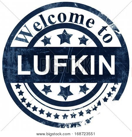 lufkin stamp on white background