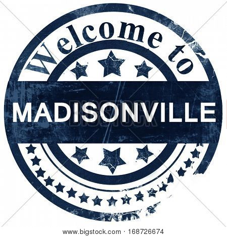 madisonville stamp on white background