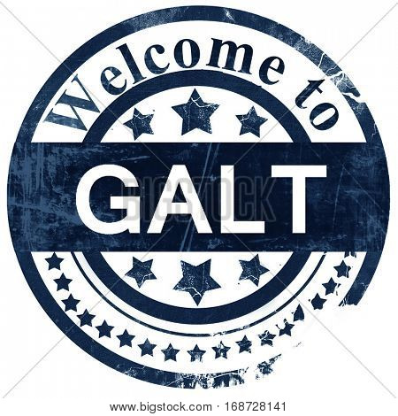 galt stamp on white background