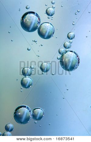 Far bollire nel liquido - sfondo natura astratta