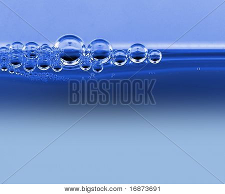 Bolle nel liquido - sfondo natura astratta