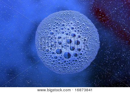  Bolle nel liquido - sfondo natura astratta