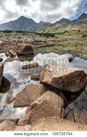 Rocky Hills of Musala peak, Rila mountain, Bulgaria