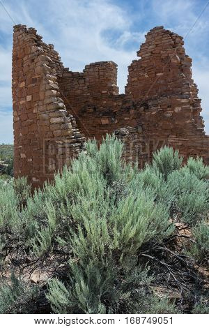 Stone masonry ruins at Hovenweep National Monument