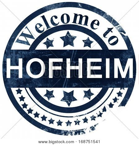 hofheim stamp on white background