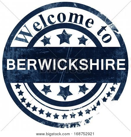 Berwickshire stamp on white background