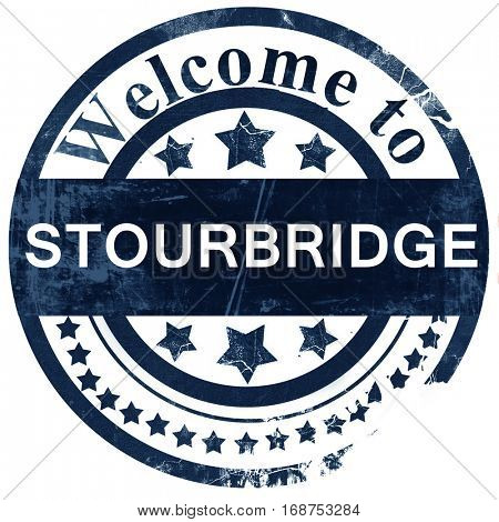 Stourbridge stamp on white background