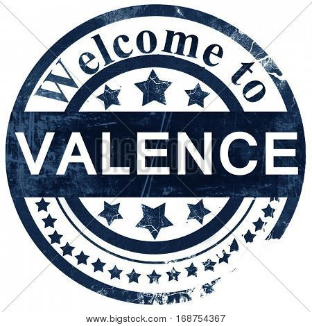 valence stamp on white background