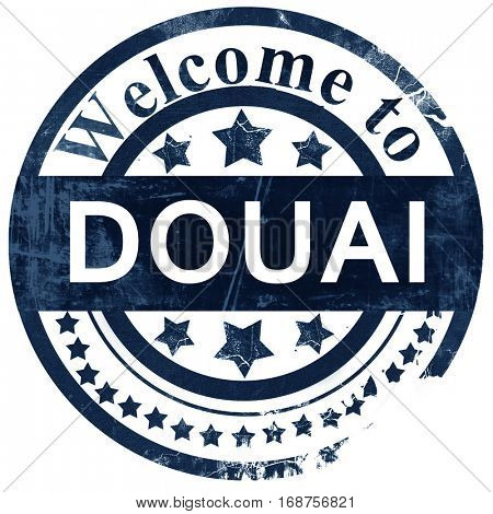 douai stamp on white background