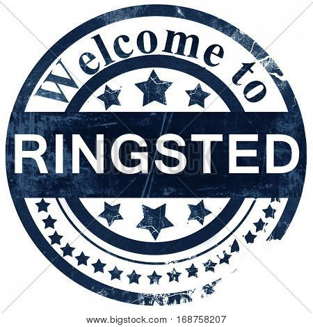 Ringsted stamp on white background