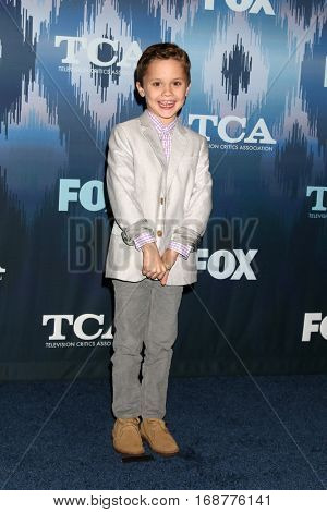 LOS ANGELES - JAN 11:  Jack Stanton at the FOX TV TCA Winter 2017 All-Star Party at Langham Hotel on January 11, 2017 in Pasadena, CA