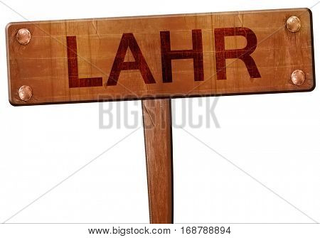 Lahr road sign, 3D rendering