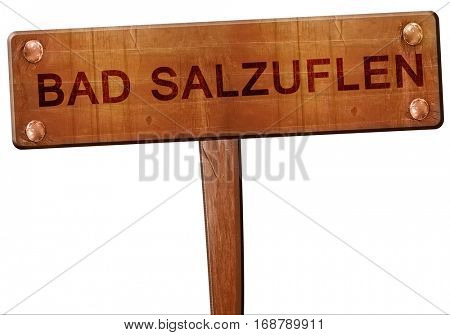 Bad salzuflen road sign, 3D rendering
