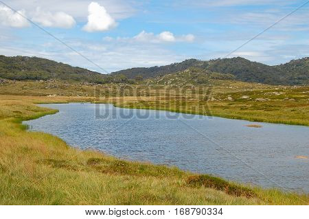 Creek above Thredbo in the Snowy Mountains, New South Wales, Australia