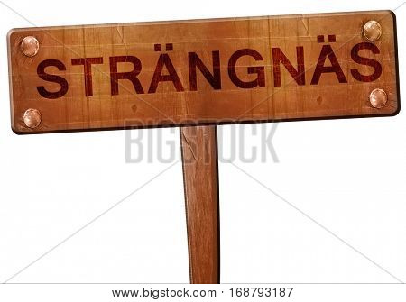 Strangnas road sign, 3D rendering
