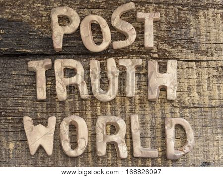 Post Truth concept