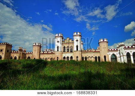 View of the Old Castle which is being reconstructed.