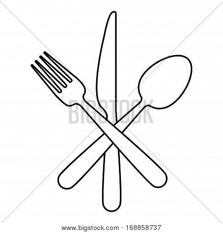 Restaurant cutlery utensils icon vector illustration graphic design