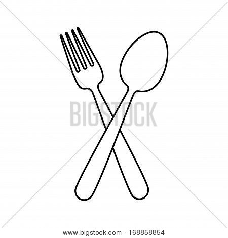 Restaurant cutlery utensils icon vector illustration graphic design