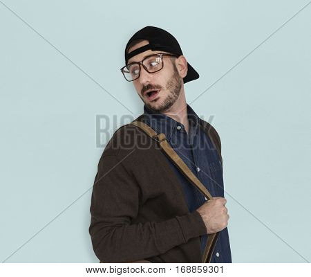 Caucasian Casual Man Snapback