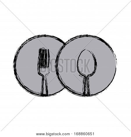 Restaurant cutlery utensils icon vector illustration graphic design