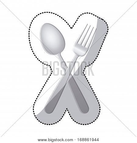 Restaurant cutlery utensils icon vector illustration graphic design
