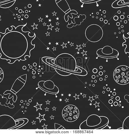 Vector pattern with stars and space for design
