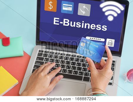 Internet Banking Transaction Financial Icon