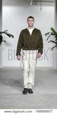 New York Fashion Week: Men’s Palmiers Du Mal Fw 2017 Collection