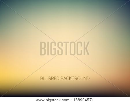 the vector abstract illustration with blurred background