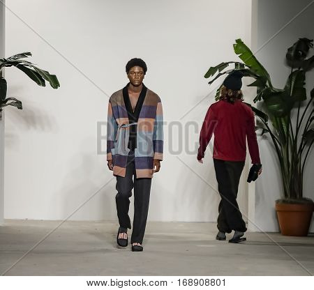 New York Fashion Week: Men’s Palmiers Du Mal Fw 2017 Collection