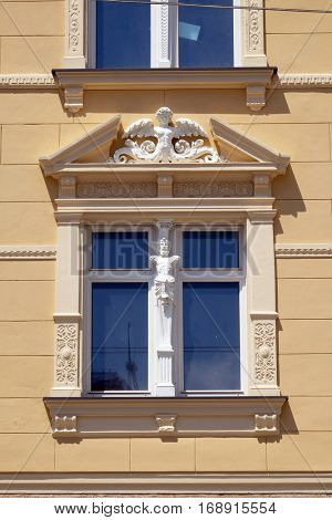 PTUJ, SLOVENIA - JULY 02: Architecture of Ptuj, town on the Drava River banks, Lower Styria Region, Slovenia on July 02, 2016.
