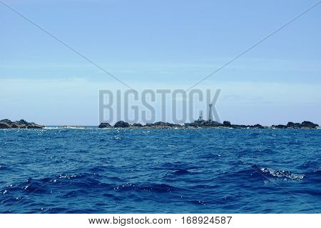 Landscape of the islanders of Formigas, Azores, Portugal